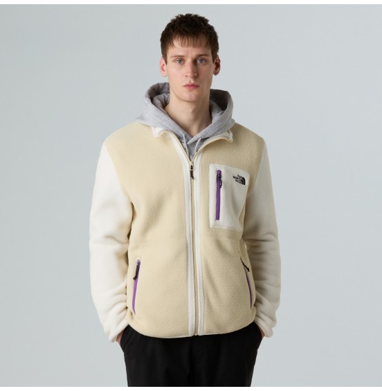 THE NORTH FACE M YUMIORI FULL ZIP NF0A883RFR0 GRAVEL WHITE DUNE