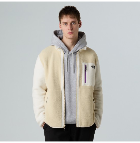 THE NORTH FACE M YUMIORI FULL ZIP NF0A883RFR0 GRAVEL WHITE DUNE