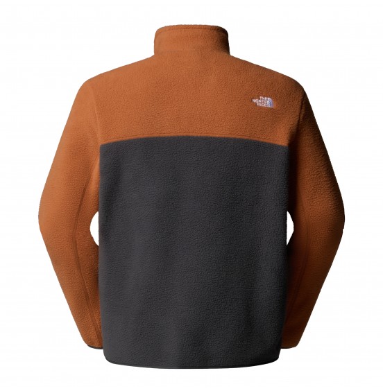 THE NORTH FACE M YUMIORI 1/4 ZIP NF0A883SEOF ASPHALT GREY BURNT UMBER