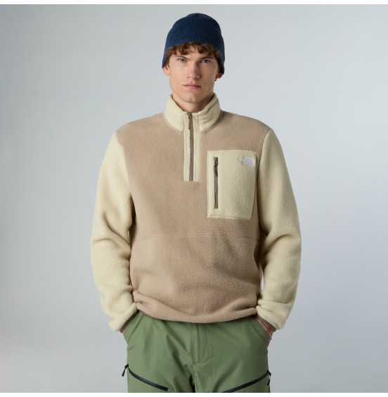 THE NORTH FACE M YUMIORI 1/4 ZIP NF0A883SEOZ MUSHROOM GREY 