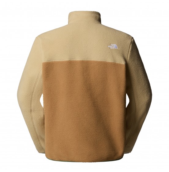 THE NORTH FACE M YUMIORI 1/4 ZIP NF0A883SEVO UTILITY BROWN 