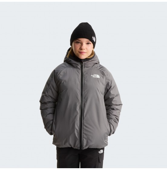 THE NORTH FACE G REVERSIBLE PERRITO JACKET NF0A88UEWOO BLACK SMOKE