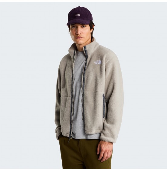 THE NORTH FACE M FLEESKI FULL ZIP JACKET NF0A88XQ2MB STONE SLAB