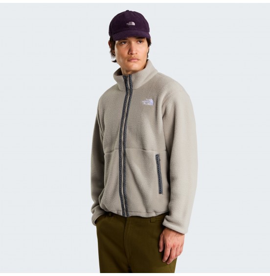 THE NORTH FACE M FLEESKI FULL ZIP JACKET NF0A88XQ2MB STONE SLAB