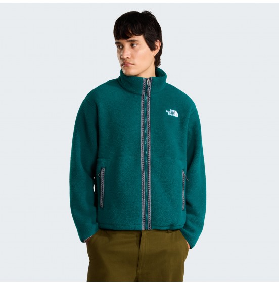 THE NORTH FACE M FLEESKI FULL ZIP JACKET NF0A88XQN4J PACIFIC TEAL