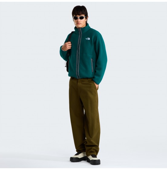 THE NORTH FACE M FLEESKI FULL ZIP JACKET NF0A88XQN4J PACIFIC TEAL