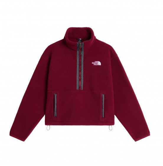 THE NORTH FACE W FLEESKI HALFZIP NF0A88Z3MVO BURGUNDY CRUSH