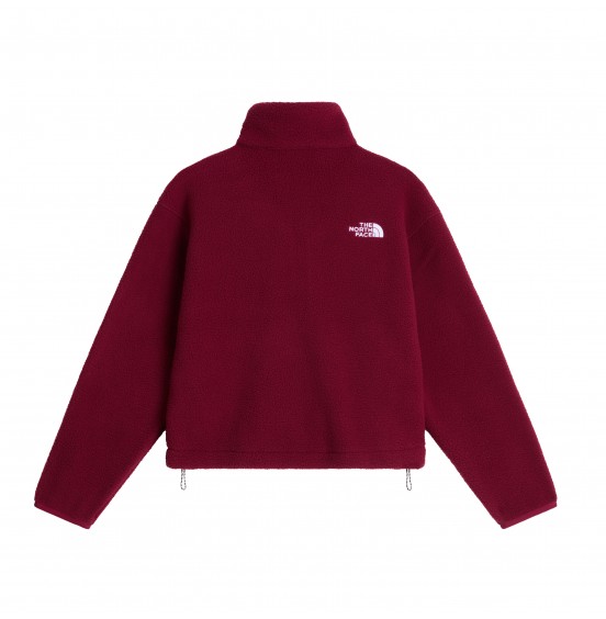 THE NORTH FACE W FLEESKI HALFZIP NF0A88Z3MVO BURGUNDY CRUSH
