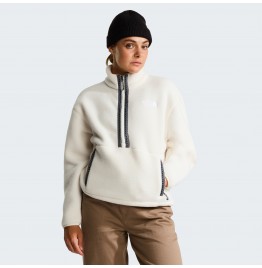 THE NORTH FACE W FLEESKI HALFZIP NF0A88Z3QLI WHITE DUNE