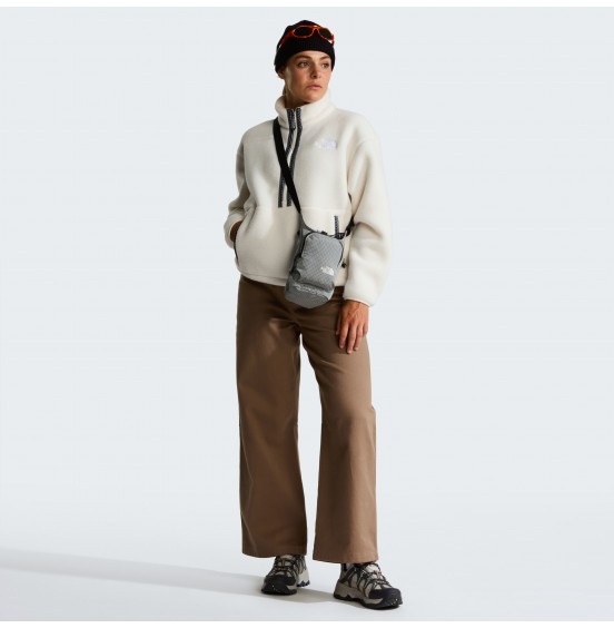 THE NORTH FACE W FLEESKI HALFZIP NF0A88Z3QLI WHITE DUNE