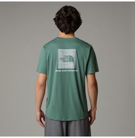 THE NORTH FACE M 24/7 BOX NSE TEE NF0A895MHCH DUCK GREEN