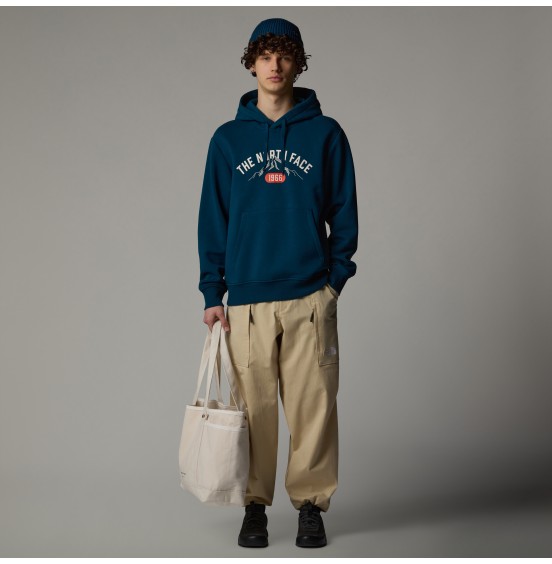 THE NORTH FACE M HOODIE VARSITY GRAPHIC NF0A89DJ1NO MIDNIGHT PETROL