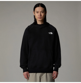 THE NORTH FACE M RAGLAN BOX HOODIE NF0A89F9KY4 BLACK WHITE