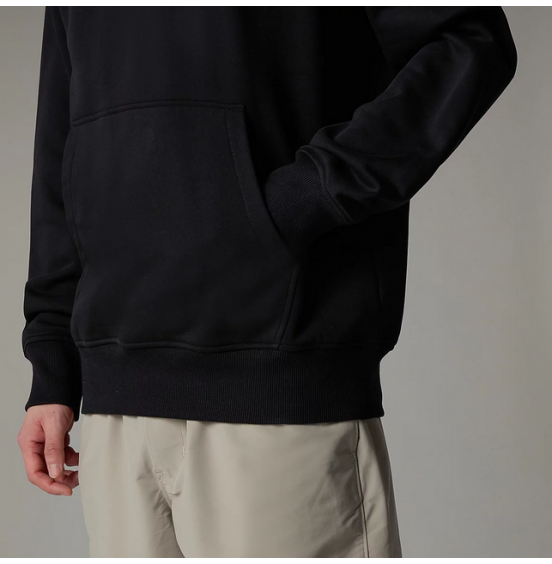 THE NORTH FACE M RAGLAN BOX HOODIE NF0A89F9KY4 BLACK WHITE