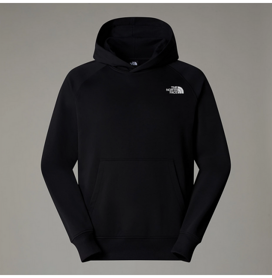 THE NORTH FACE M RAGLAN BOX HOODIE NF0A89F9KY4 BLACK WHITE