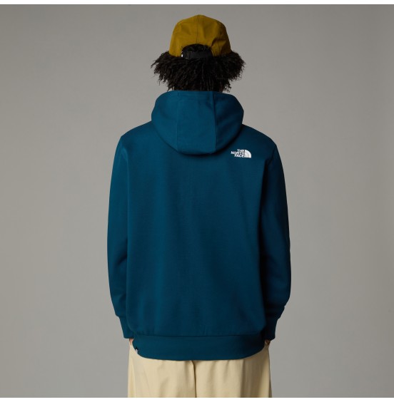 THE NORTH FACE M SIMPLE DOME FULLZIP HOODIE NF0A89FD1NO MIDNIGHT PETROL