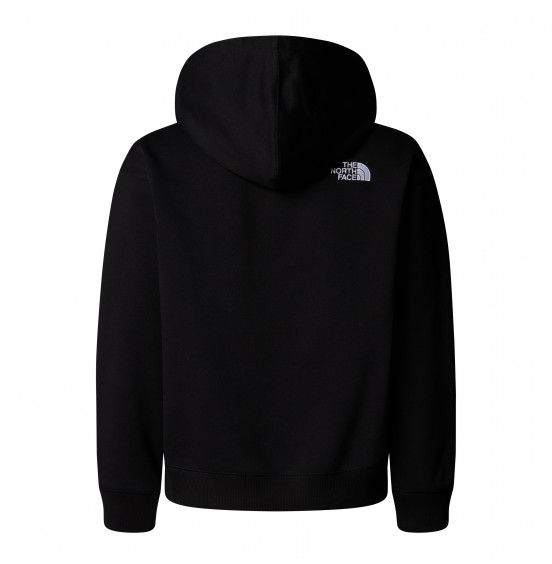 THE NORTH FACE TEEN ESSENTIAL OVER HOODIE NF0A89HAJK3 BLACK