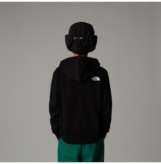 THE NORTH FACE TEEN VARSITY GRAPHIC RELAXED HOODIE NF0A89HBJK31 BLACK