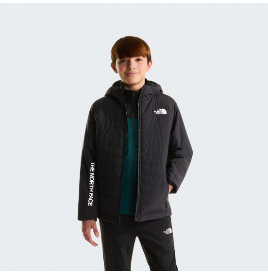 THE NORTH FACE BOYS NEVER STOP SYNTHETIC JACKET NF0A89HRJK3 BLACK