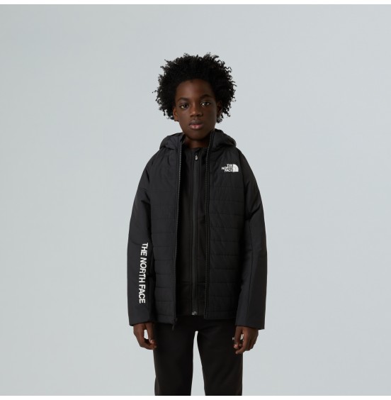 THE NORTH FACE BOYS NEVER STOP SYNTHETIC JACKET NF0A89HRJK3 BLACK