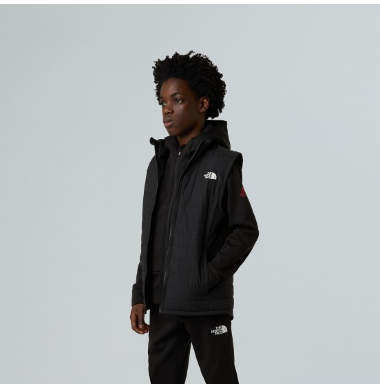 THE NORTH FACE BOYS NEVER STOP SYNTHETIC VEST NF0A89HSJK3 BLACK