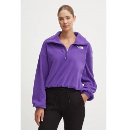 THE NORTH FACE W 100 GLACIER HALF ZIP NF0A89J9NL4 PEAK PURPLE