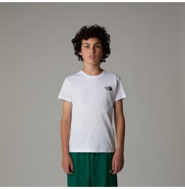 THE NORTH FACE ΠΑΙΔΙΚΟ ΚΟΝΤΟΜΑΝΙΚΟ B BOX NSE TEE NF0A89VTFN4 WHITE