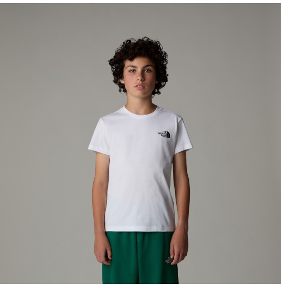 THE NORTH FACE ΠΑΙΔΙΚΟ ΚΟΝΤΟΜΑΝΙΚΟ B BOX NSE TEE NF0A89VTFN4 WHITE