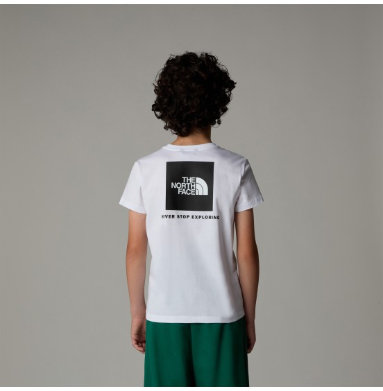 THE NORTH FACE ΠΑΙΔΙΚΟ ΚΟΝΤΟΜΑΝΙΚΟ B BOX NSE TEE NF0A89VTFN4 WHITE