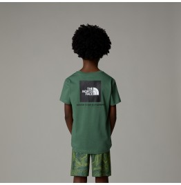 THE NORTH FACE ΠΑΙΔΙΚΟ ΚΟΝΤΟΜΑΝΙΚΟ B BOX NSE TEE NF0A89VTHCH DUCK GREEN