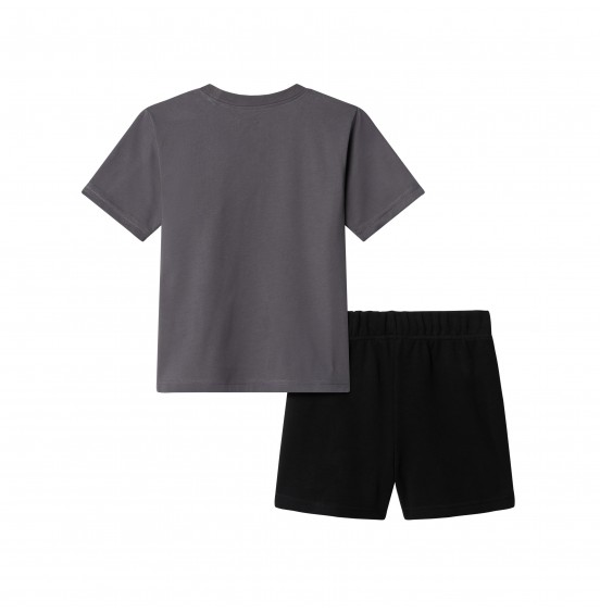 THE NORTH FACE KID COTTON SUMMER SET NF0A8ANURPI SMOKED PEARL BLACK