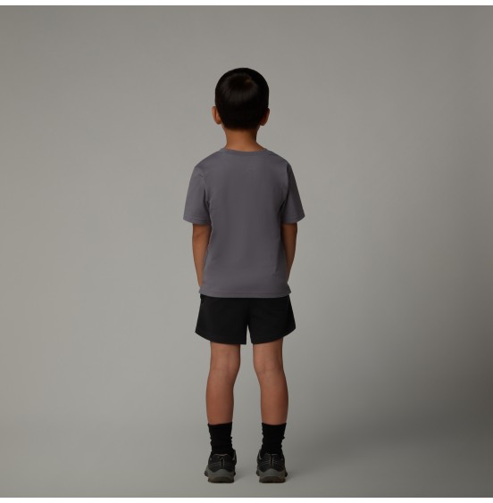 THE NORTH FACE KID COTTON SUMMER SET NF0A8ANURPI SMOKED PEARL BLACK