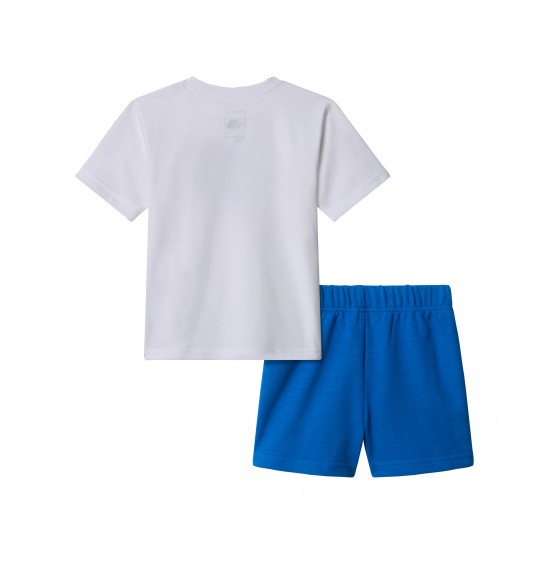 THE NORTH FACE KID COTTON SUMMER SET NF0A8ANUTL4 HERO BLUE WHITE