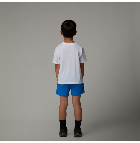 THE NORTH FACE KID COTTON SUMMER SET NF0A8ANUTL4 HERO BLUE WHITE