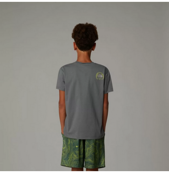 THE NORTH FACE ΠΑΙΔΙΚΟ ΚΟΝΤΟΜΑΝΙΚΟ GRAPHIC RELAXED TEE NF0A8AXG0UZ1 SMOKED PEARL