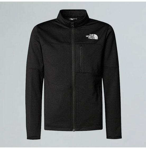 THE NORTH FACE TEEN HIKE MIDLAYER FULLZIP JACKET NF0A8AY5JK3 BLACK