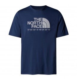 THE NORTH FACE M 24/7 TEE LOGO GRAPHIC NF0A8BEJ8K2 SUMMIT NAVY