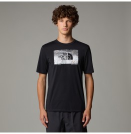 THE NORTH FACE M FOUNDATION ABSTRACT TEE NF0A8BQVJK3 BLACK