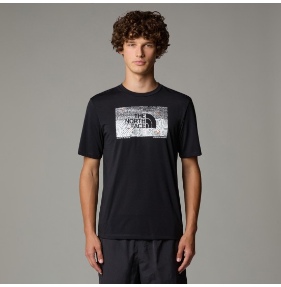 THE NORTH FACE M FOUNDATION ABSTRACT TEE NF0A8BQVJK3 BLACK
