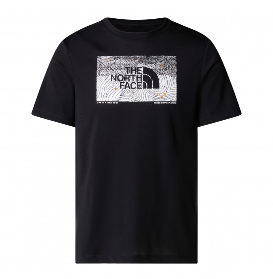 THE NORTH FACE M FOUNDATION ABSTRACT TEE NF0A8BQVJK3 BLACK