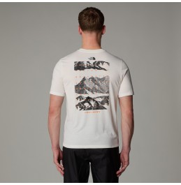 THE NORTH FACE M FOUNDATION MOUNTAINS NF0A8BQWQLI WHITE DUNE