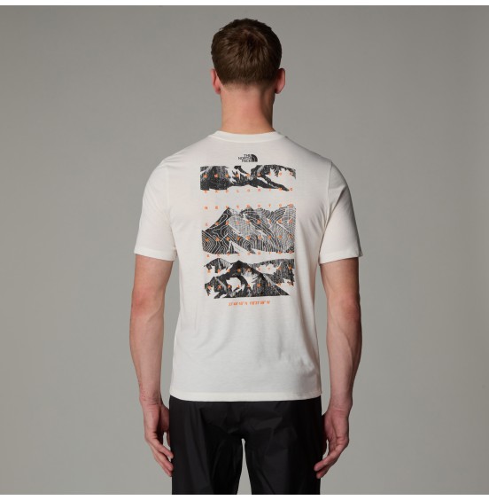 THE NORTH FACE M FOUNDATION MOUNTAINS NF0A8BQWQLI WHITE DUNE