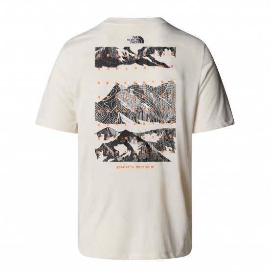 THE NORTH FACE M FOUNDATION MOUNTAINS NF0A8BQWQLI WHITE DUNE