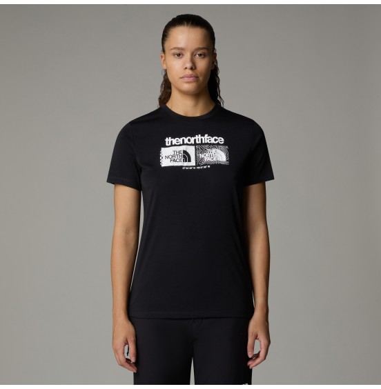 THE NORTH FACE W FOUNDATION GRAPHIC TEE NF0A8BRZJK31 BLACK