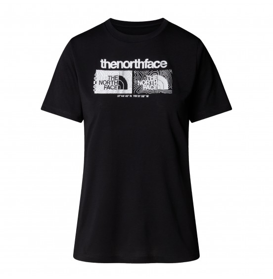 THE NORTH FACE W FOUNDATION GRAPHIC TEE NF0A8BRZJK31 BLACK