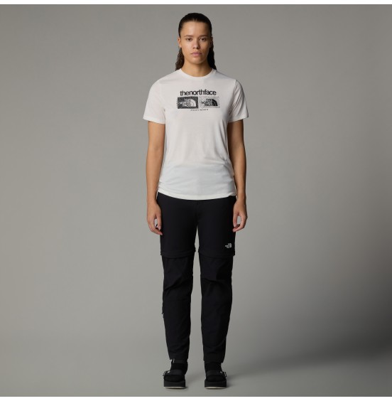 THE NORTH FACE W FOUNDATION GRAPHIC TEE NF0A8BRZQLI WHITE DUNE