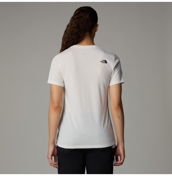 THE NORTH FACE W FOUNDATION GRAPHIC TEE NF0A8BRZQLI WHITE DUNE