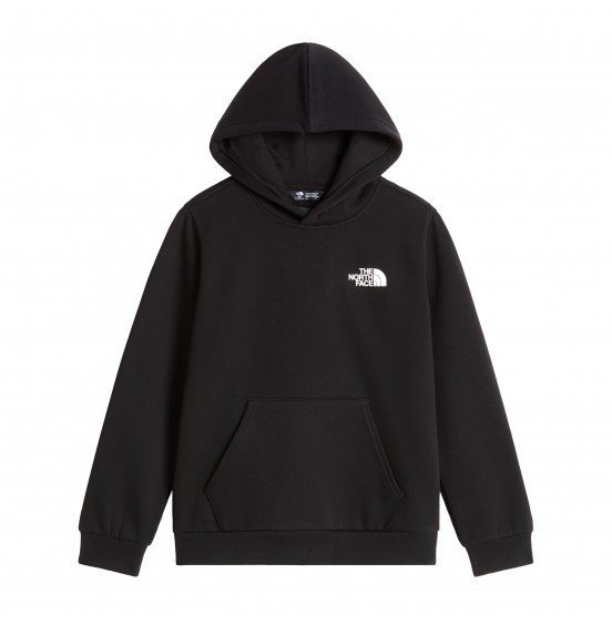 THE NORTH FACE TEEN EVOLUTION BOX HOODIE NF0A8CV5JK3 BLACK