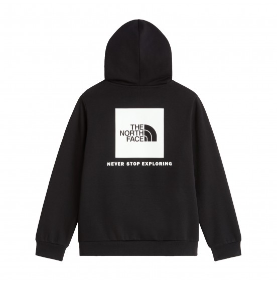 THE NORTH FACE TEEN EVOLUTION BOX HOODIE NF0A8CV5JK3 BLACK