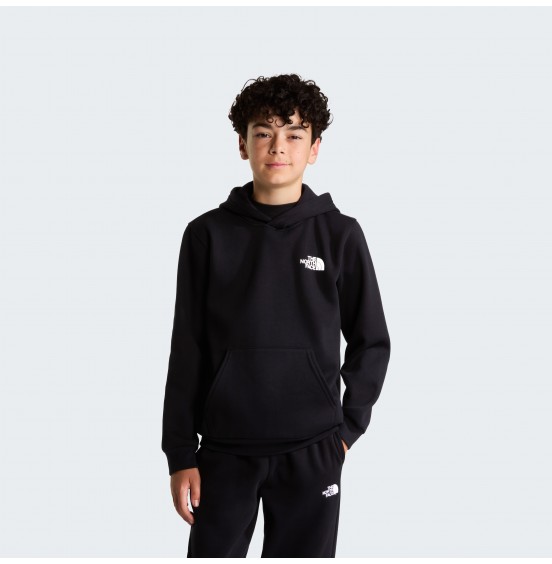 THE NORTH FACE TEEN EVOLUTION BOX HOODIE NF0A8CV5JK3 BLACK